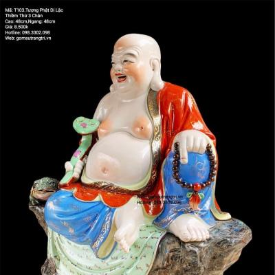 TƯỢNG PHẬT DI LẶC THIỀM THỪ 3 CHÂN
